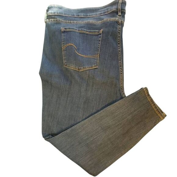 Women's  Levi's Strauss Signiture Gold Med Wash Skinny Jeans Size 39 X 40 - Picture 3 of 7